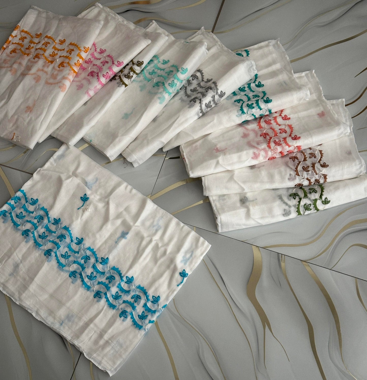 شيل تطريز قطن لندني 03