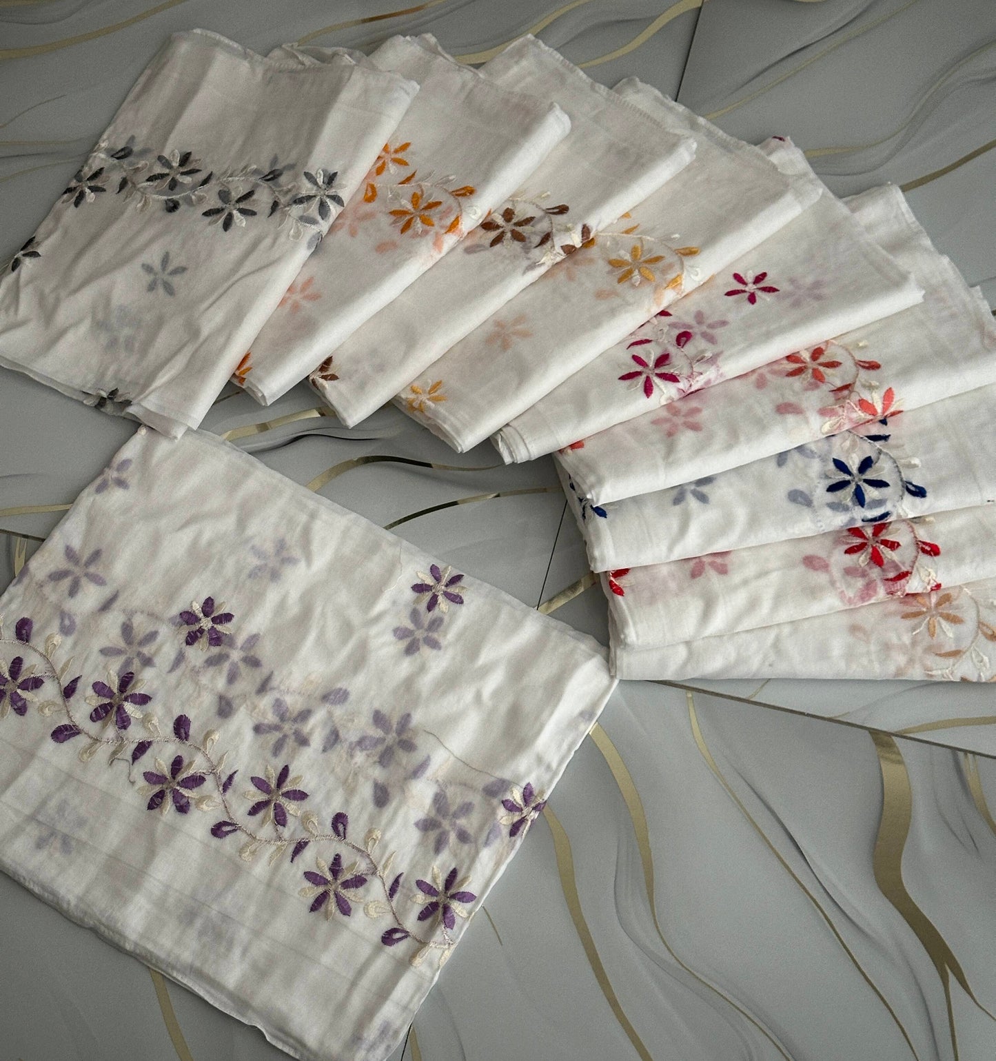 شيل تطريز قطن لندني 04