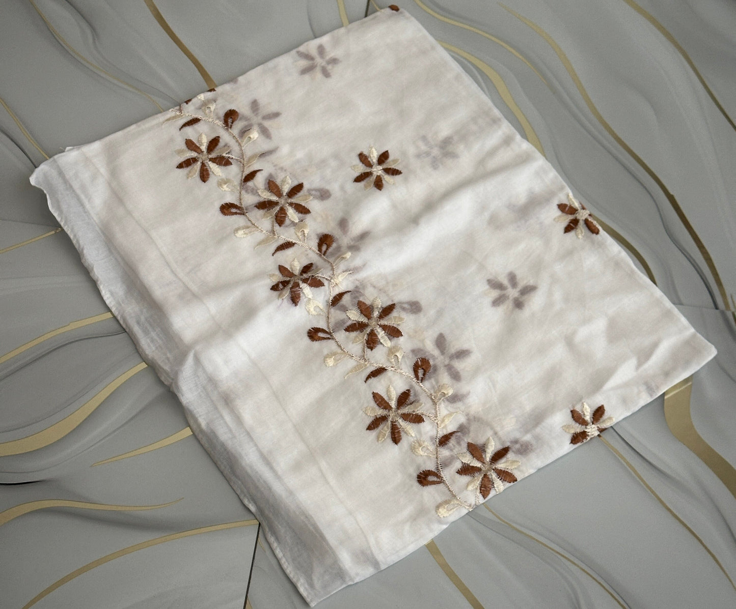 شيل تطريز قطن لندني 04