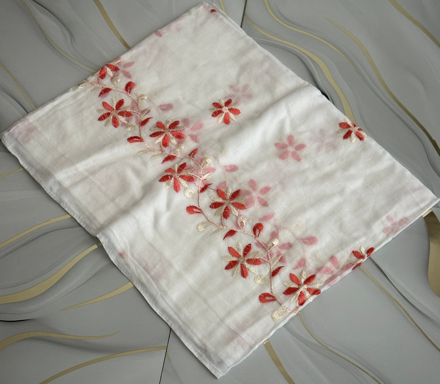 شيل تطريز قطن لندني 04