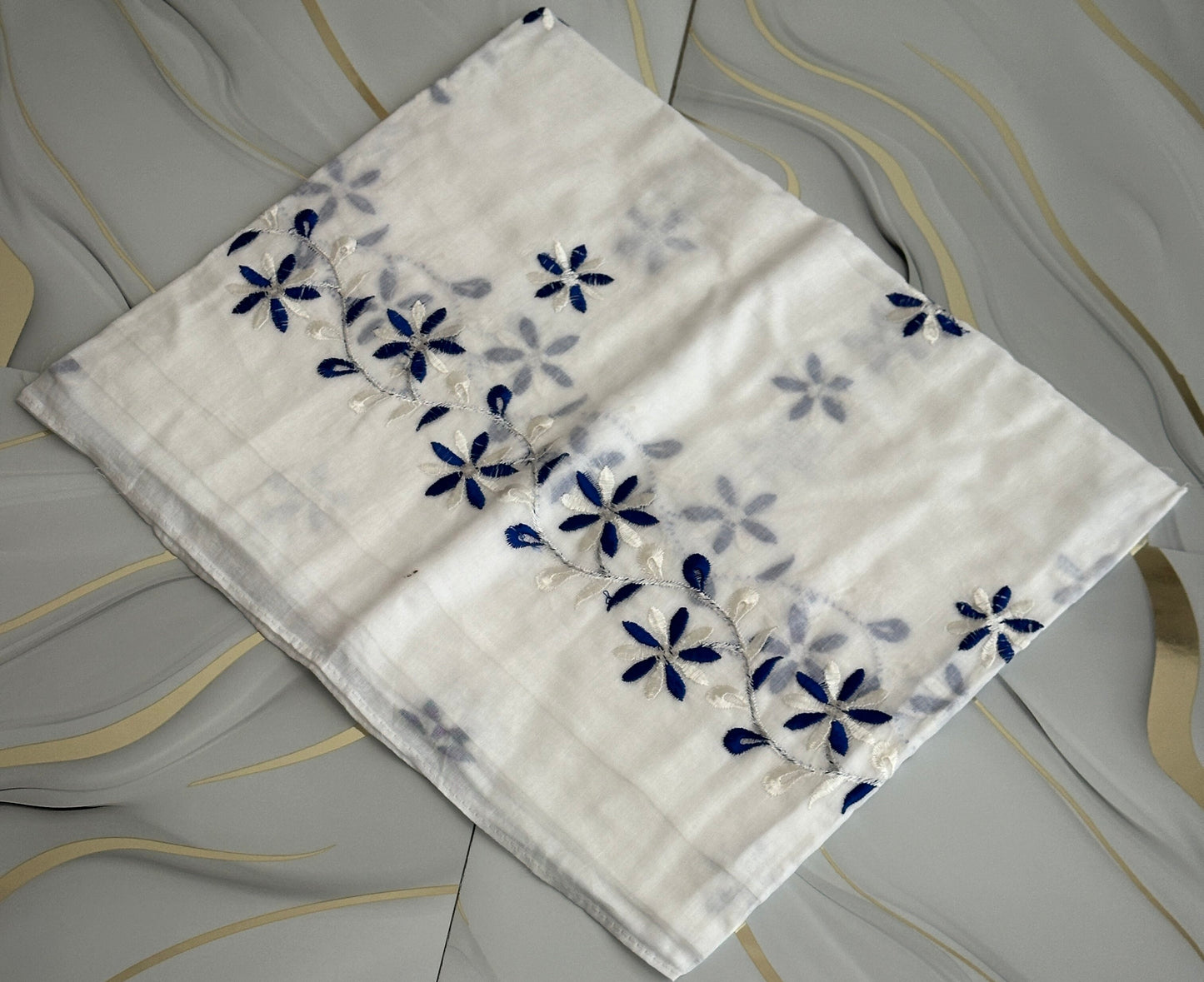 شيل تطريز قطن لندني 04