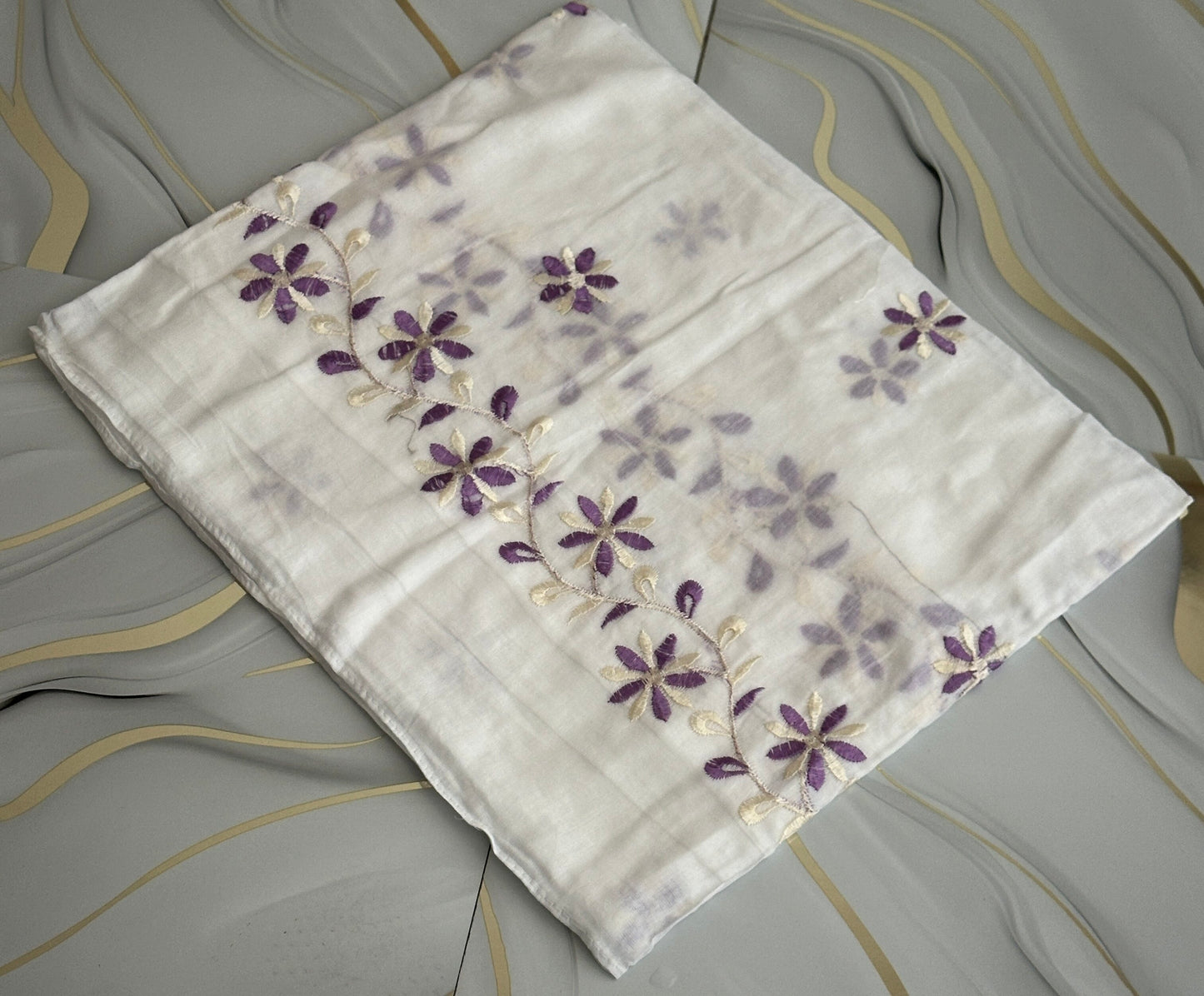 شيل تطريز قطن لندني 04