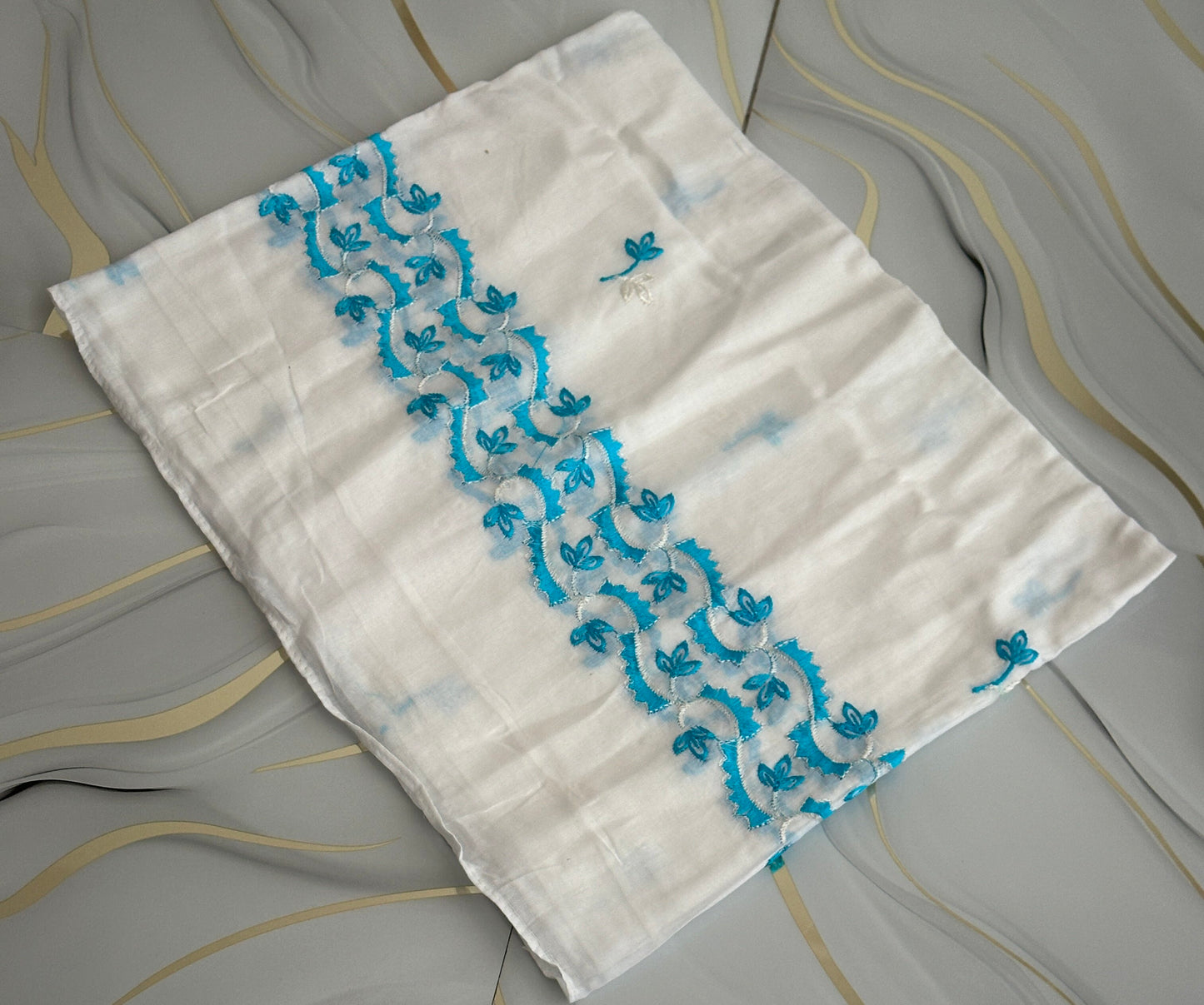 شيل تطريز قطن لندني 03