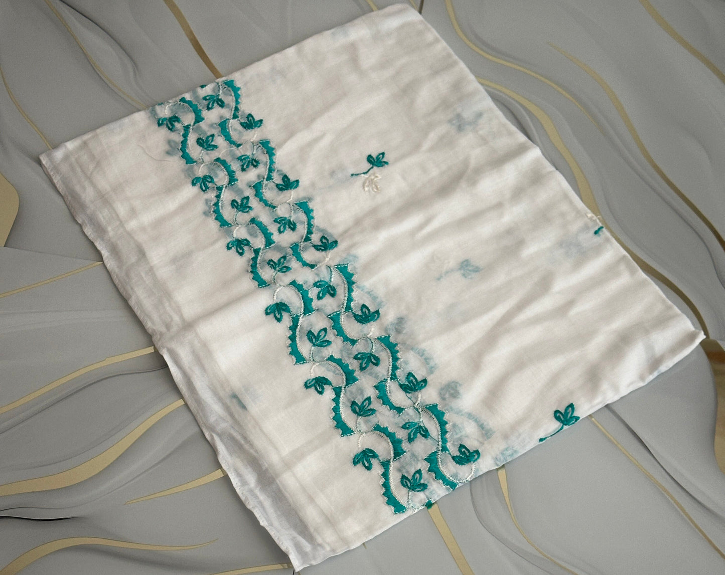 شيل تطريز قطن لندني 03