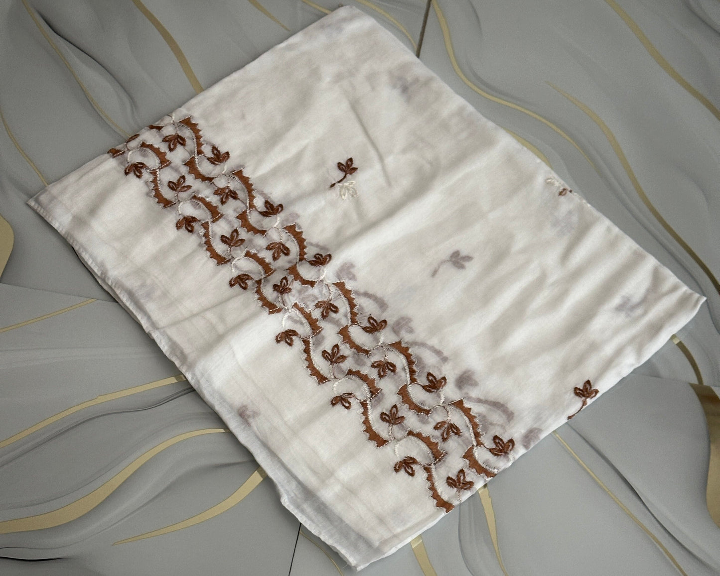 شيل تطريز قطن لندني 03