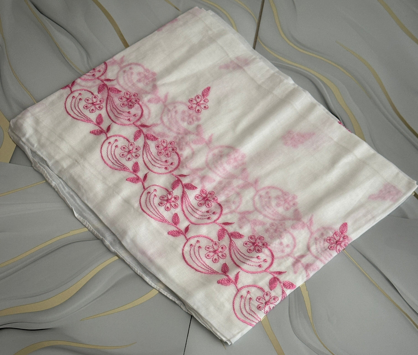 شيل تطريز قطن لندني 02