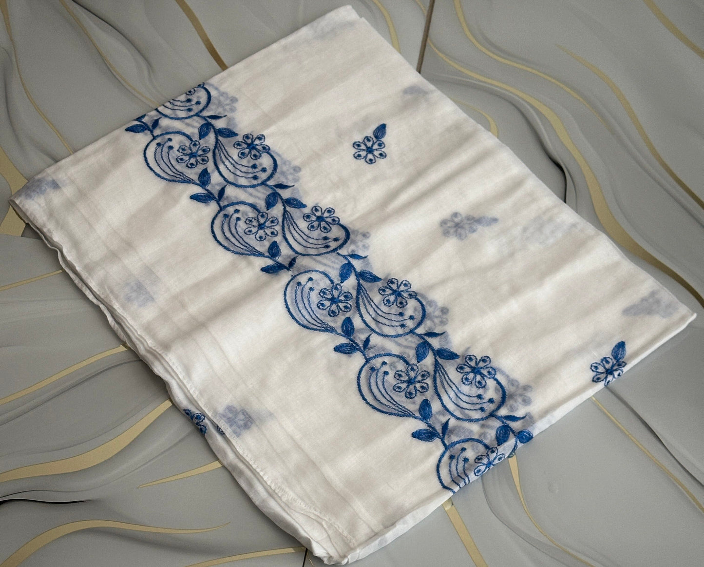 شيل تطريز قطن لندني 02