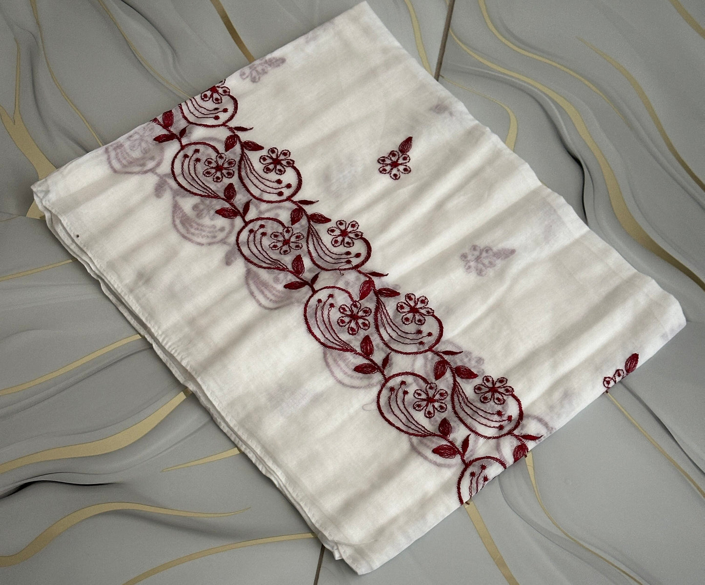 شيل تطريز قطن لندني 02